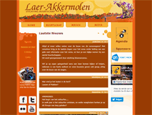 Tablet Screenshot of laer-akkermolen.nl